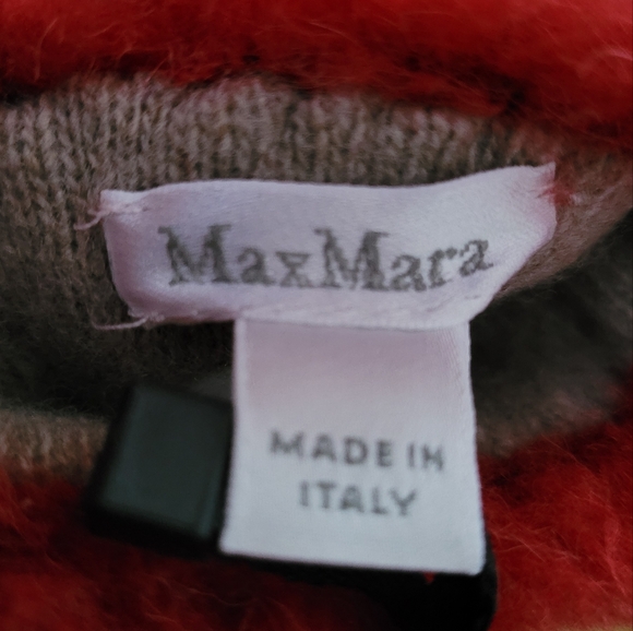 NWT MAX MARA WOOL SILK TEDDY MITTENS GLOVES - Picture 8 of 11